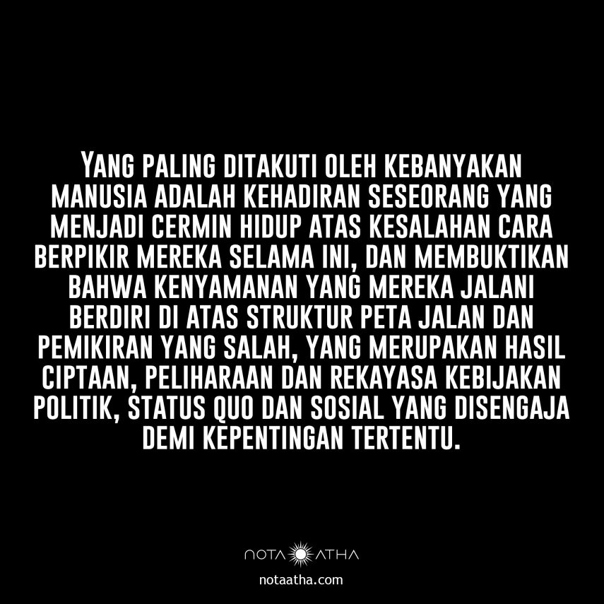 Teori: Cermin Yang Ditakuti